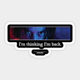 John Wick Beyond the Impossible Sticker